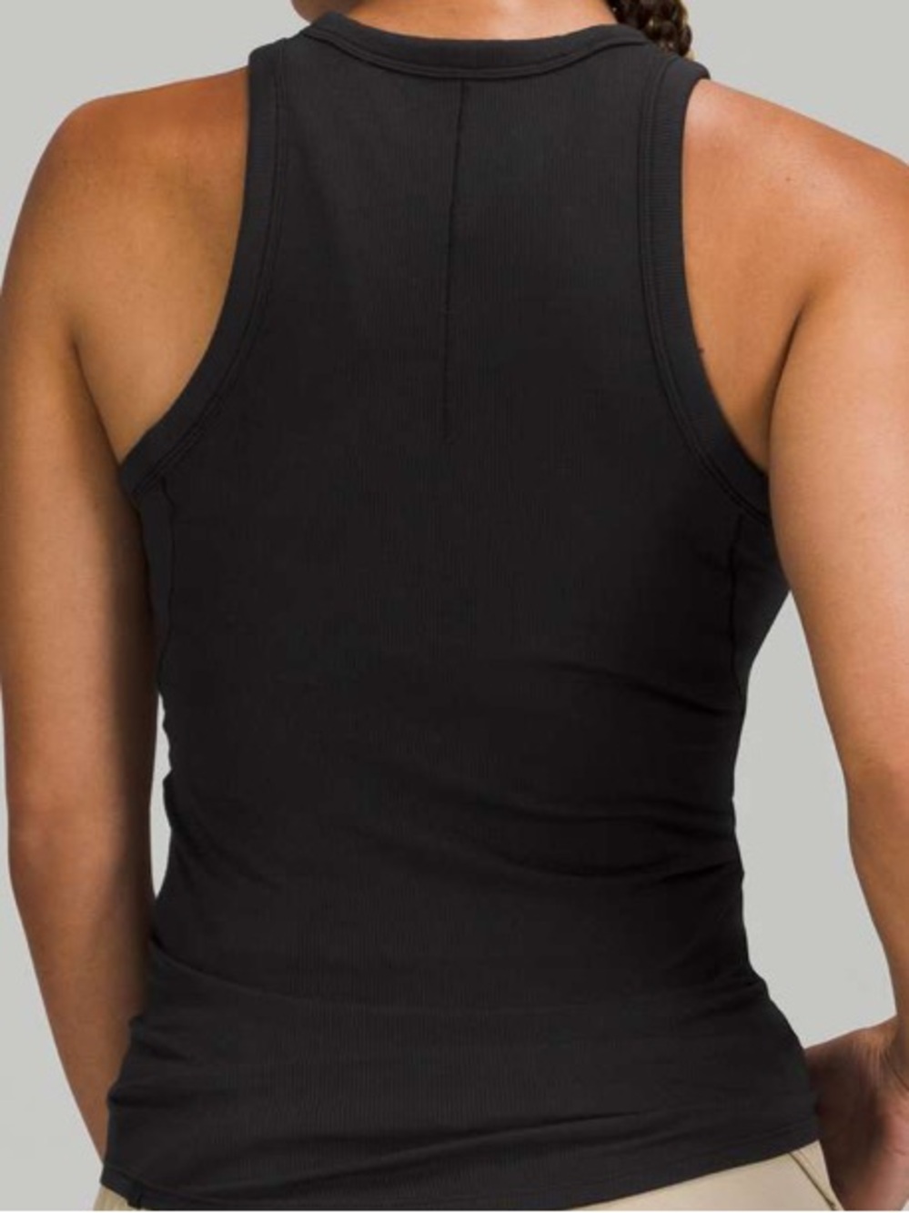 Lululemon Women’s Sleeveless Hold Tight Crewneck Tank Top *Waist Length in Black - Picture 2 of 9